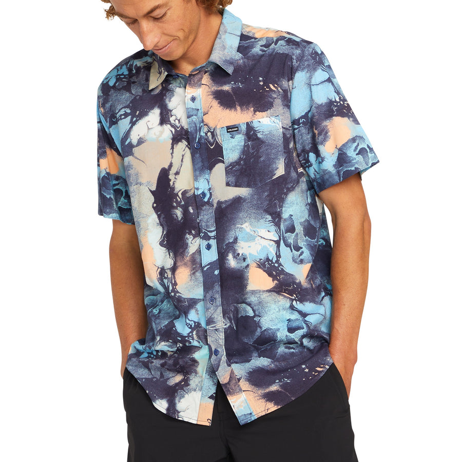 SKULLI PRINT SS - NAVY