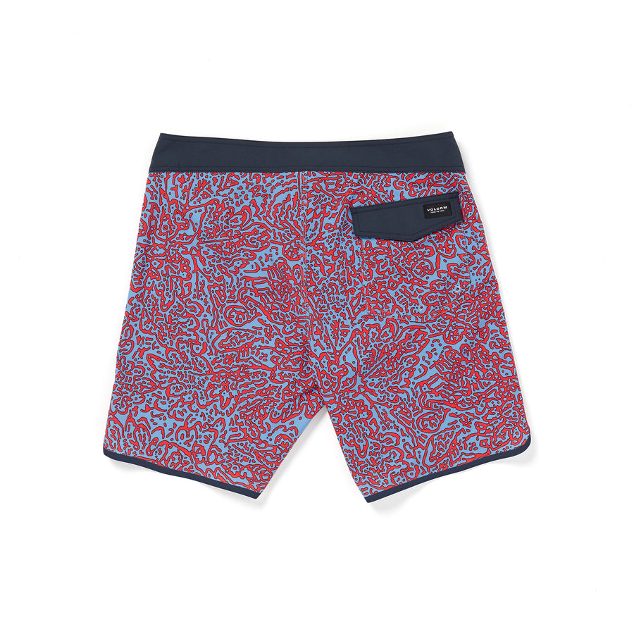 LIDO PRINT SCALLOP MOD 19 - FLASH RED