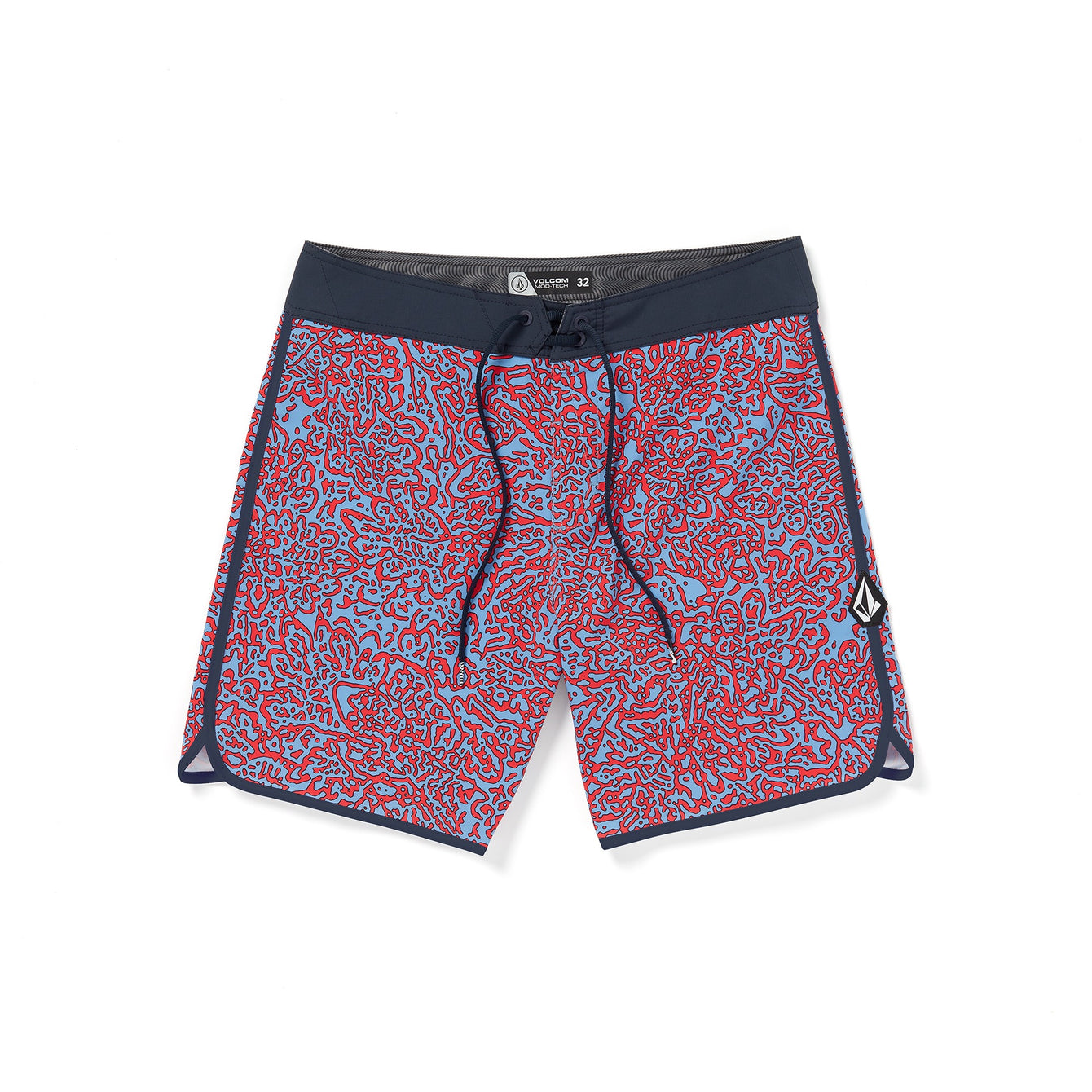 LIDO PRINT SCALLOP MOD 19 - FLASH RED