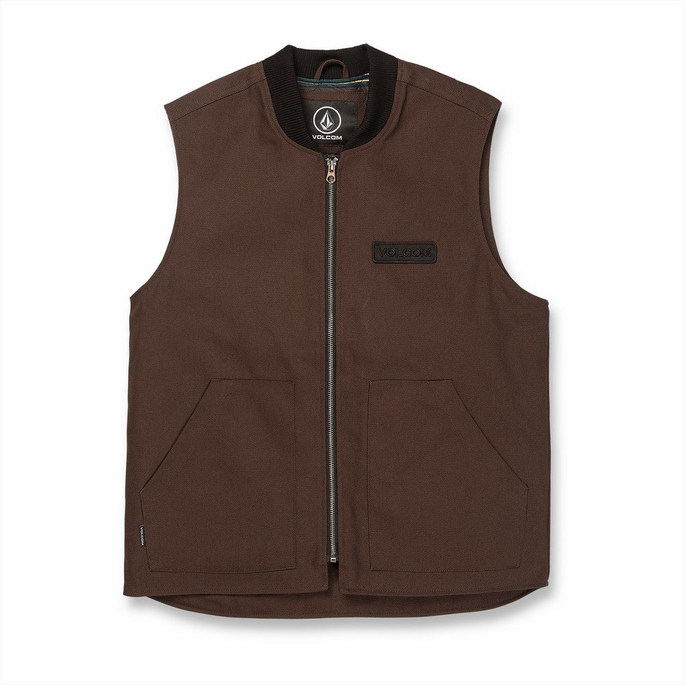 SKATE VITALS C PROVOST VEST - DARK BROWN