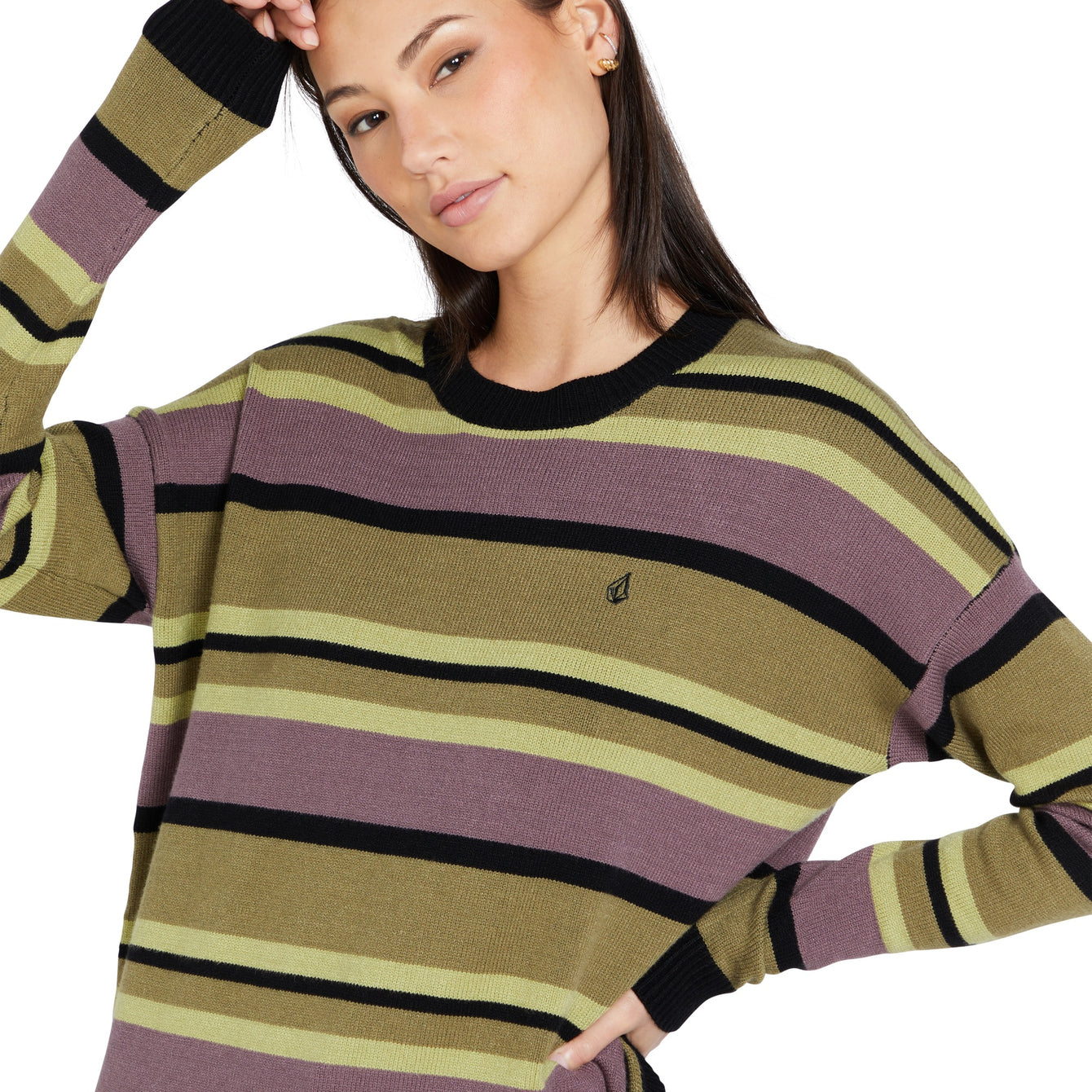 DEDE LOVELACE SWEATER - MOSS