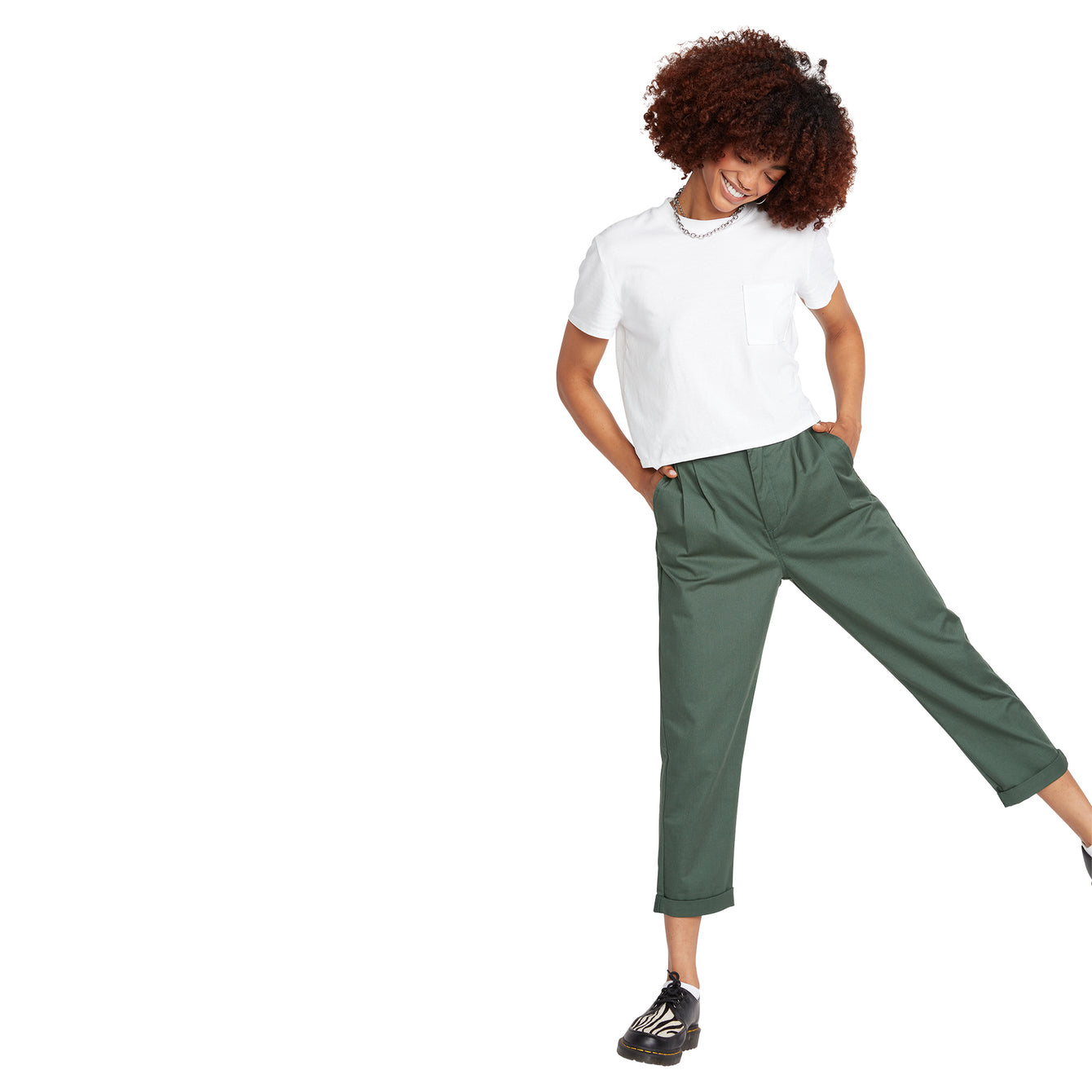 FROCHICKIE TROUSER - DARK PINE