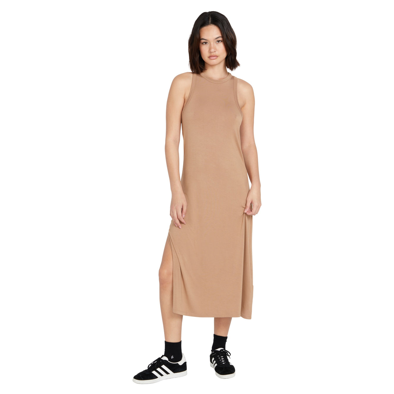 STONELIGHT DRESS - MOCHA