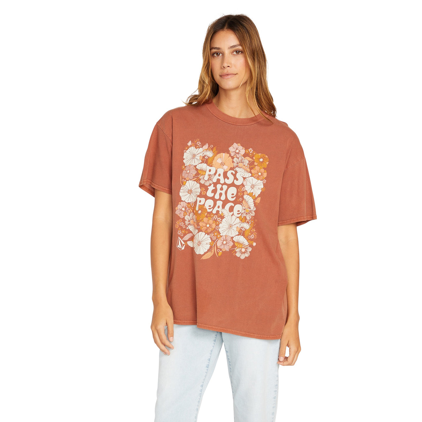 STONES THROW TEE - DARK CLAY