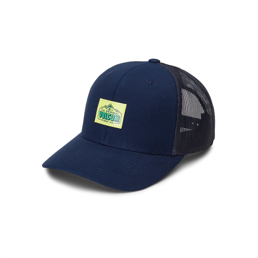 GOOD VIBES CHEESE HAT - NAVY