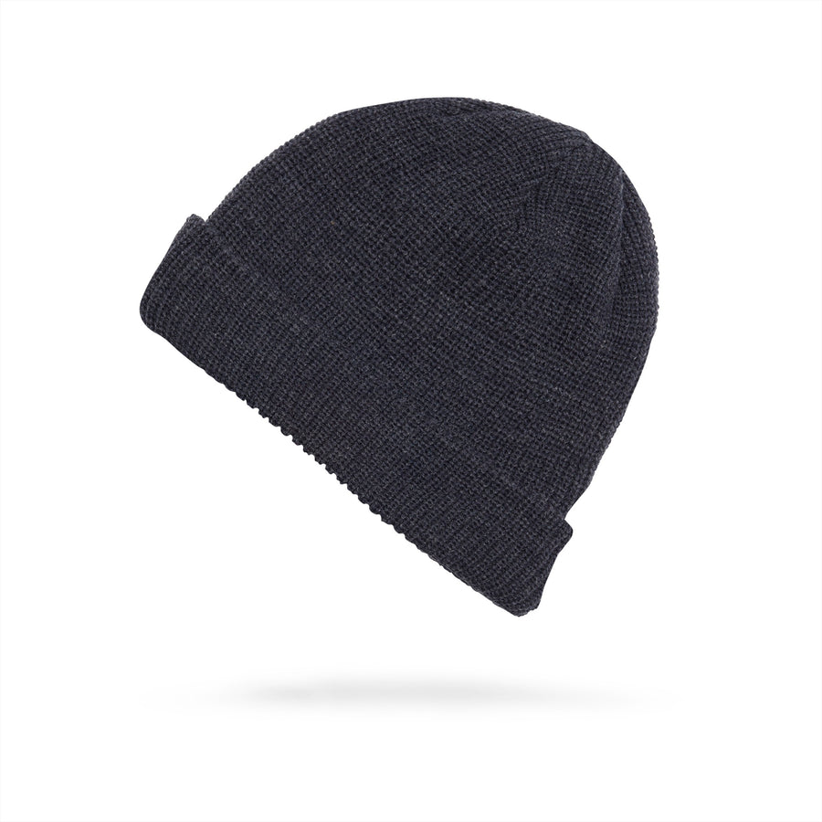 FULL STONE BEANIE - CHARCOAL HEATHER