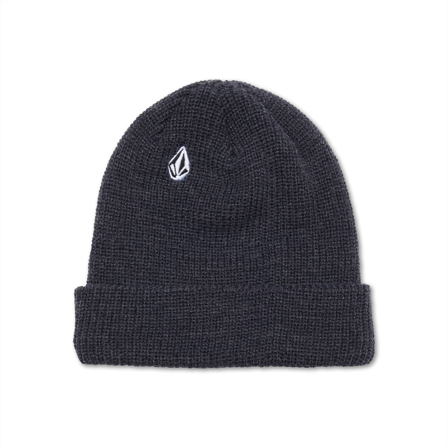 FULL STONE BEANIE - CHARCOAL HEATHER