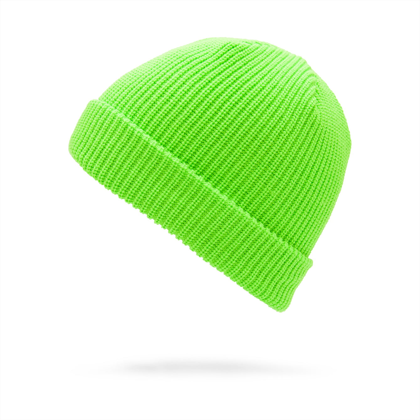 FULL STONE BEANIE - ELECTRIC GREEN