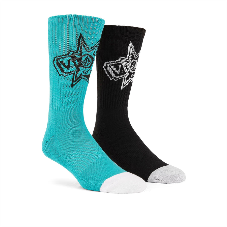 V ENT SOCK PR - TEMPLE TEAL