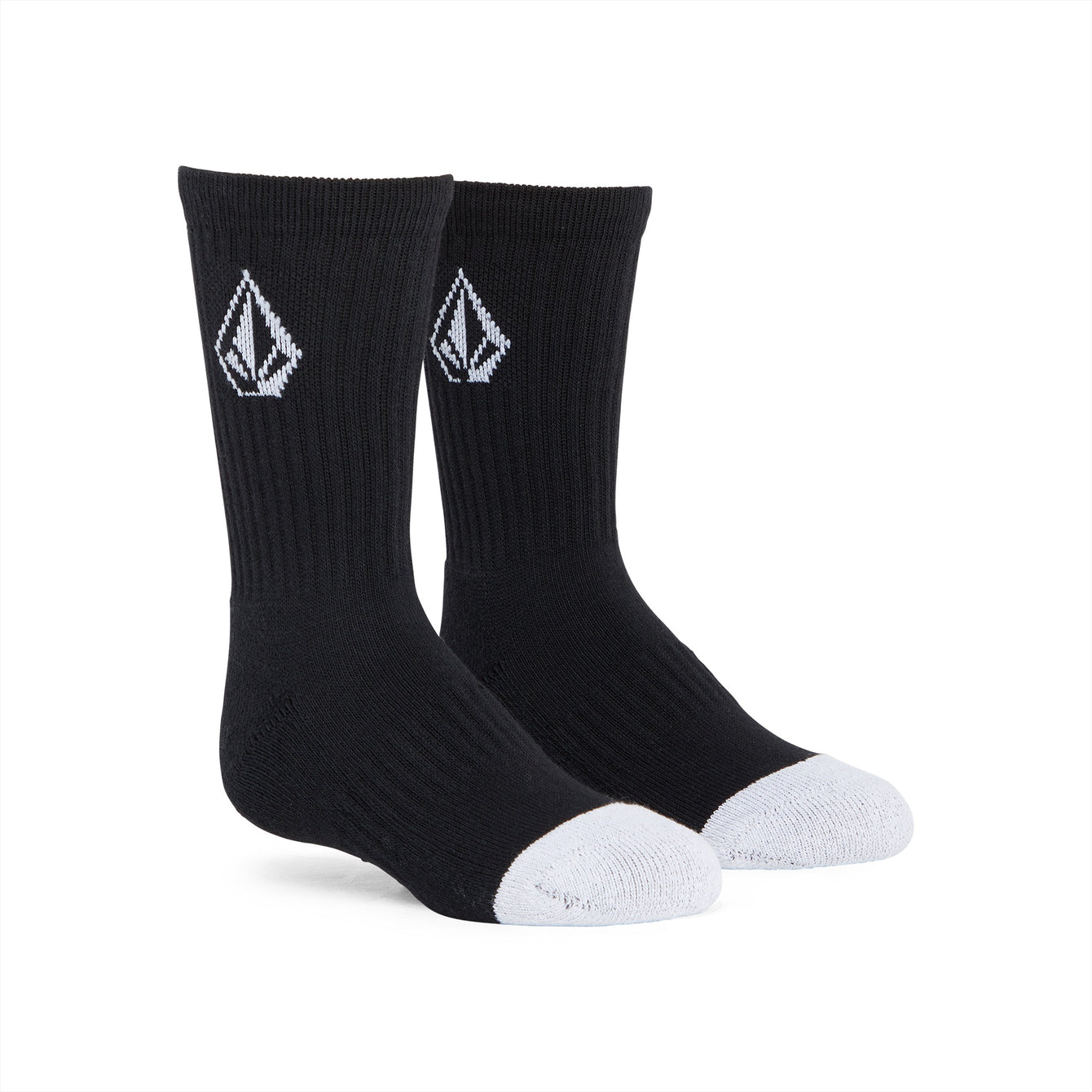 FULL STONE SOCK 3 PK - BLACK